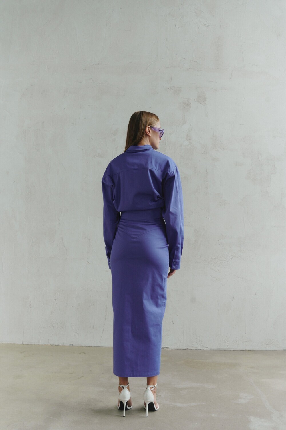 Button down shirt blue